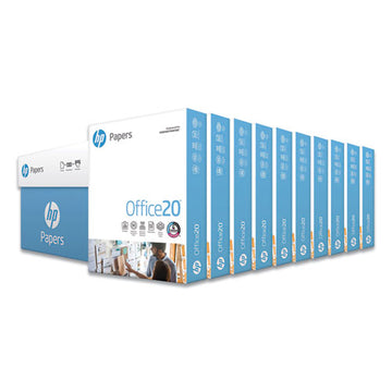 HP Papers Office20 Paper, 92 Bright, 20lb, 8.5 X 11, White, 500 Sheets-ream, 10 Reams-carton freeshipping - TVN Wholesale
